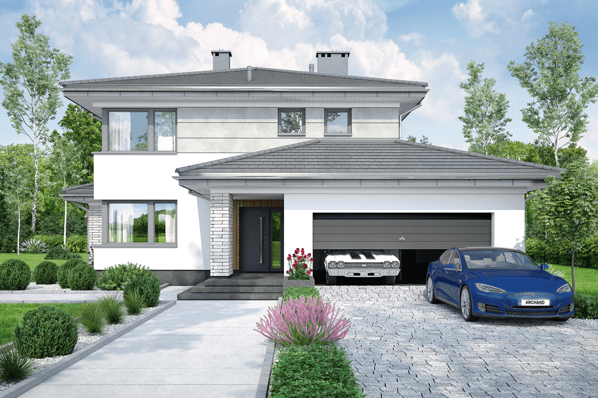 Wizualizacja domu jednorodzinnego Fresco 3
