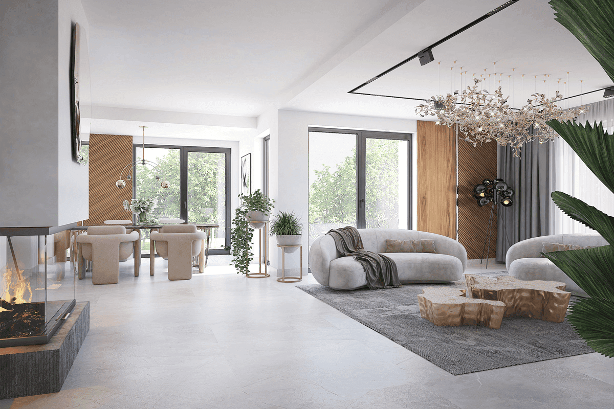 Wizualizacja domu jednorodzinnego Fresco 3