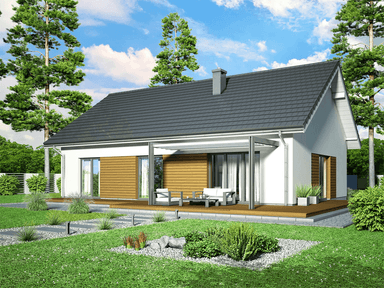 wizualizacja domu jednorodzinnego Grappa