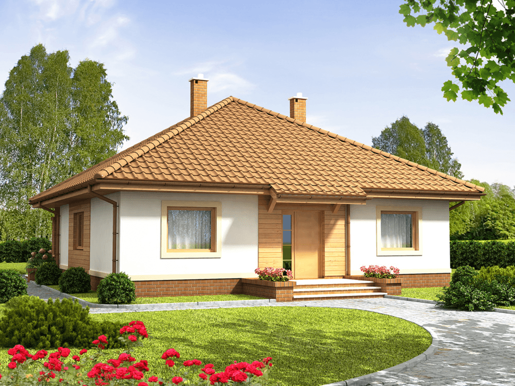 Wizualizacja domu jednorodzinnego Imbir 2