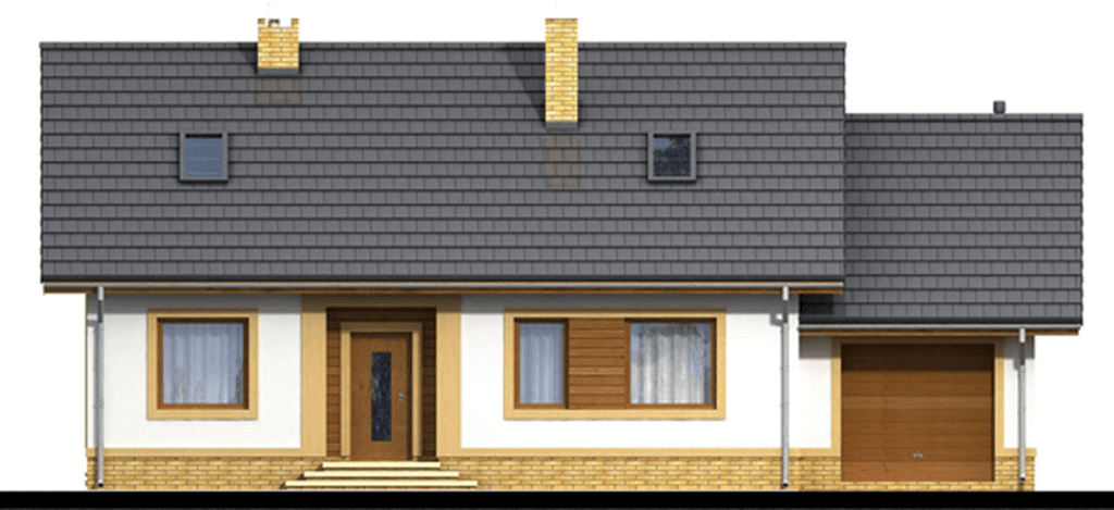 elewacja frontowa domu jednorodzinnego Irys G1