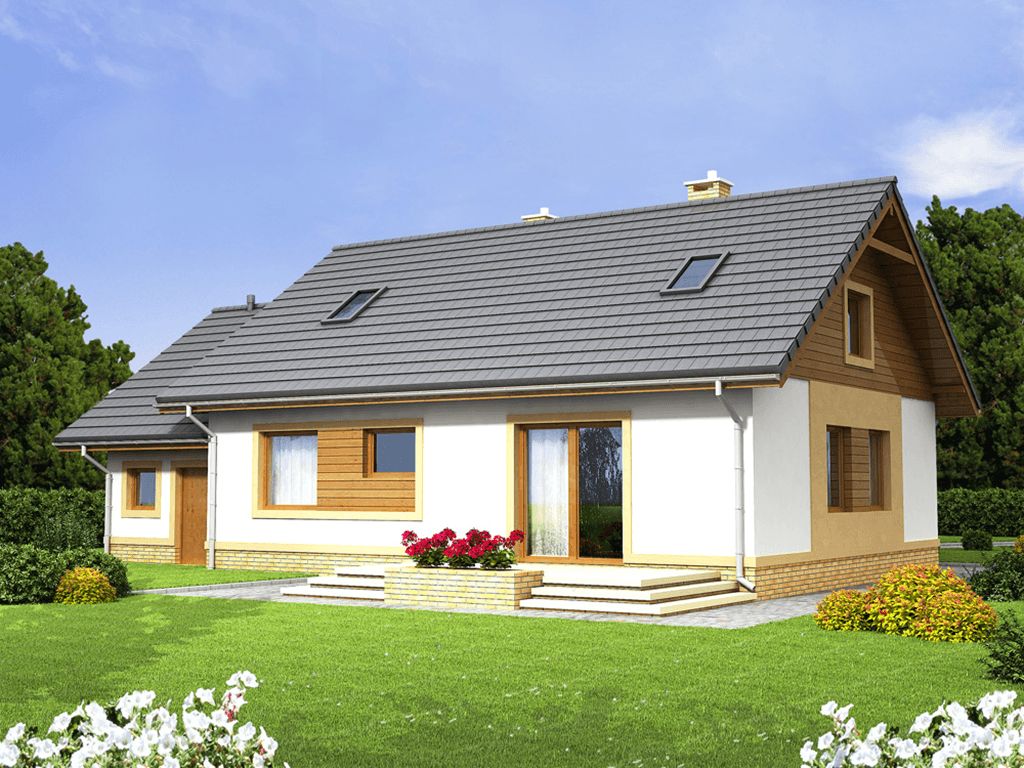 Wizualizacja domu jednorodzinnego Irys G1