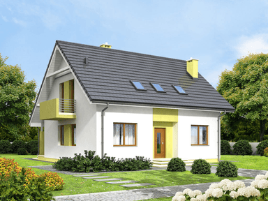 Wizualizacja domu jednorodzinnego Kiwi 4