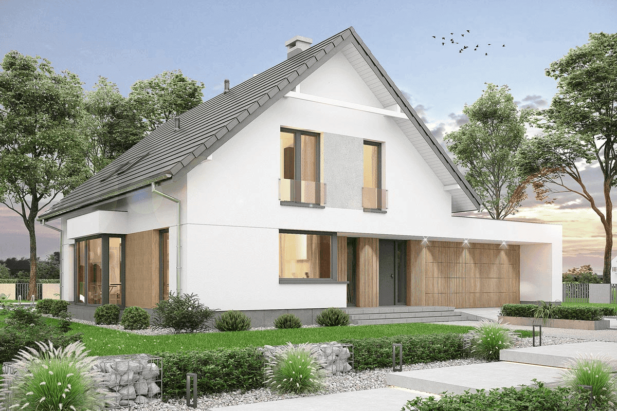 Wizualizacja domu jednorodzinnego Leonardo