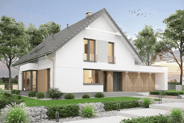 Wizualizacja domu jednorodzinnego Leonardo