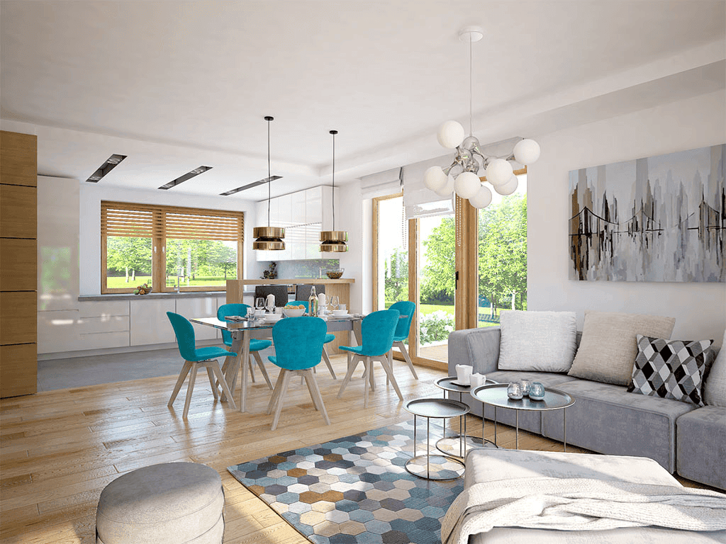 wizualizacja domu jednorodzinnego Liberica s2