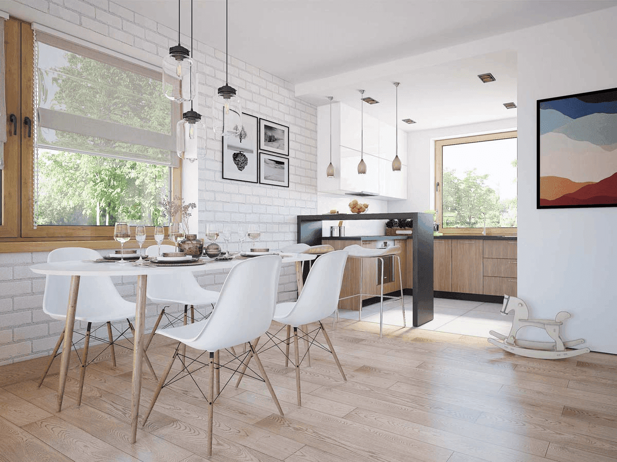 Wizualizacja domu jednorodzinnego Lungo 3