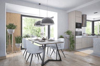 Wizualizacja domu jednorodzinnego Lungo 3 modern s2