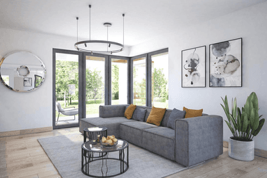 Wizualizacja domu jednorodzinnego Lungo 3 modern s2