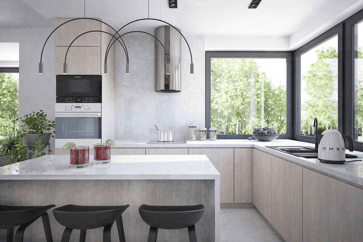 Wizualizacja domu jednorodzinnego Lungo 3 modern s2