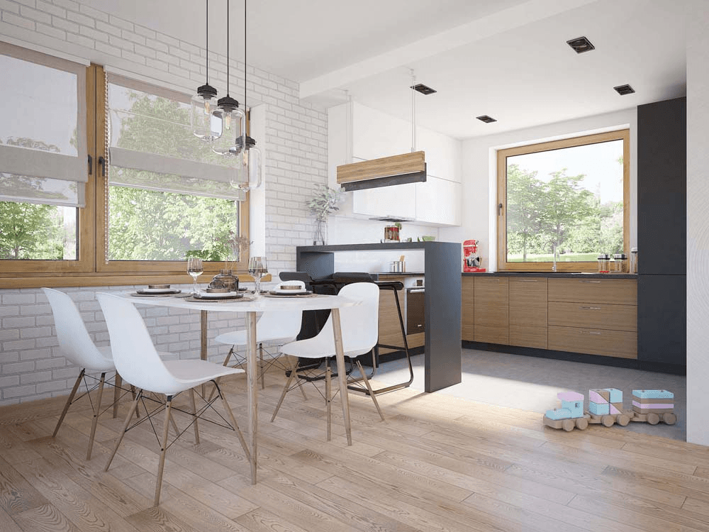 wizualizacja domu jednorodzinnego Lungo 4