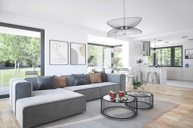 wizualizacja domu jednorodzinnego Lungo 4 modern