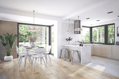 Wizualizacja domu jednorodzinnego Lungo 4 modern s2