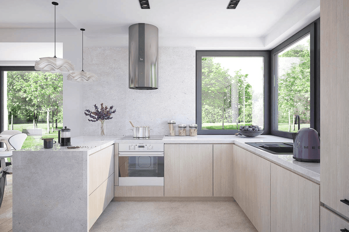 Wizualizacja domu jednorodzinnego Lungo 4 modern s2