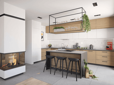 wizualizacja domu jednorodzinnego Lungo 6