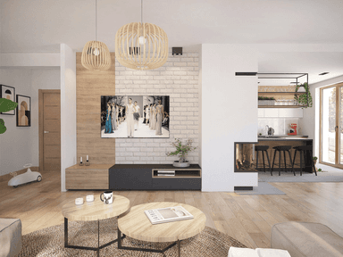 wizualizacja domu jednorodzinnego Lungo 6