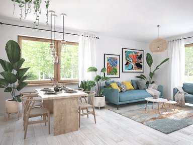 Wizualizacja domu jednorodzinnego Makadamia