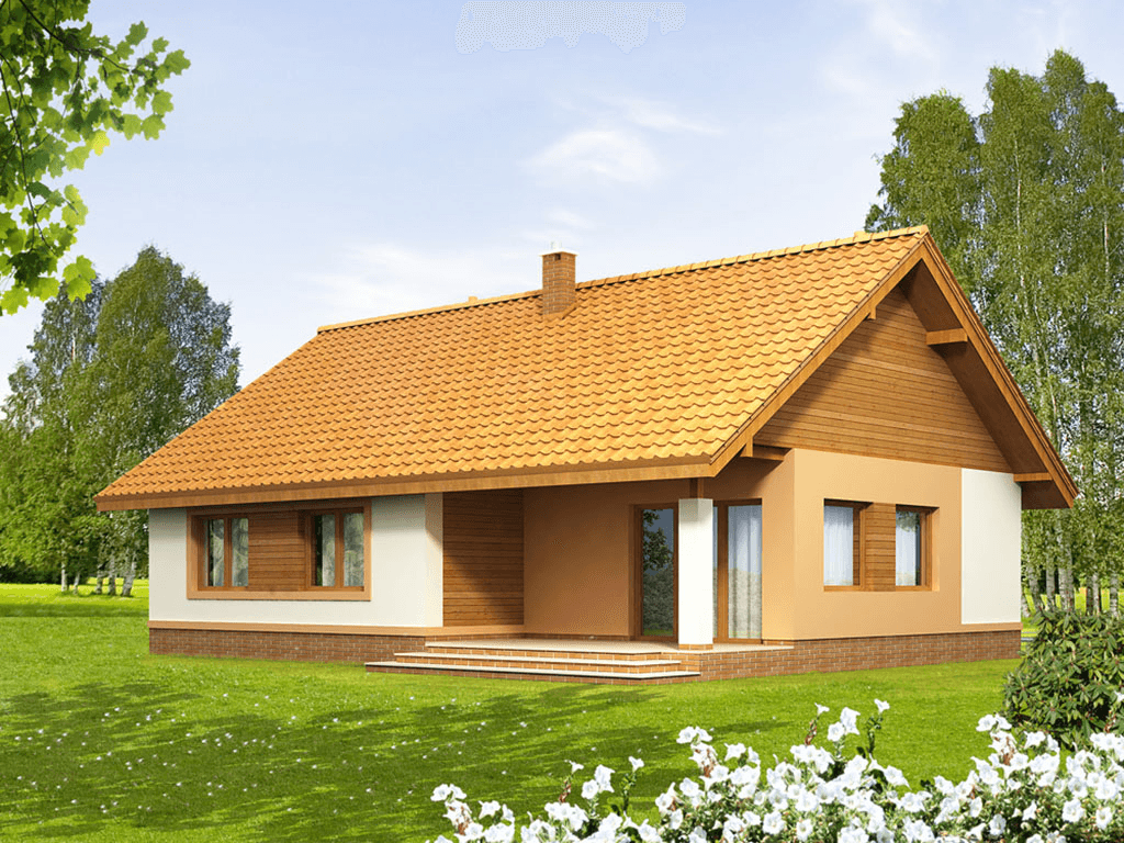 Wizualizacja domu jednorodzinnego Malibu 2