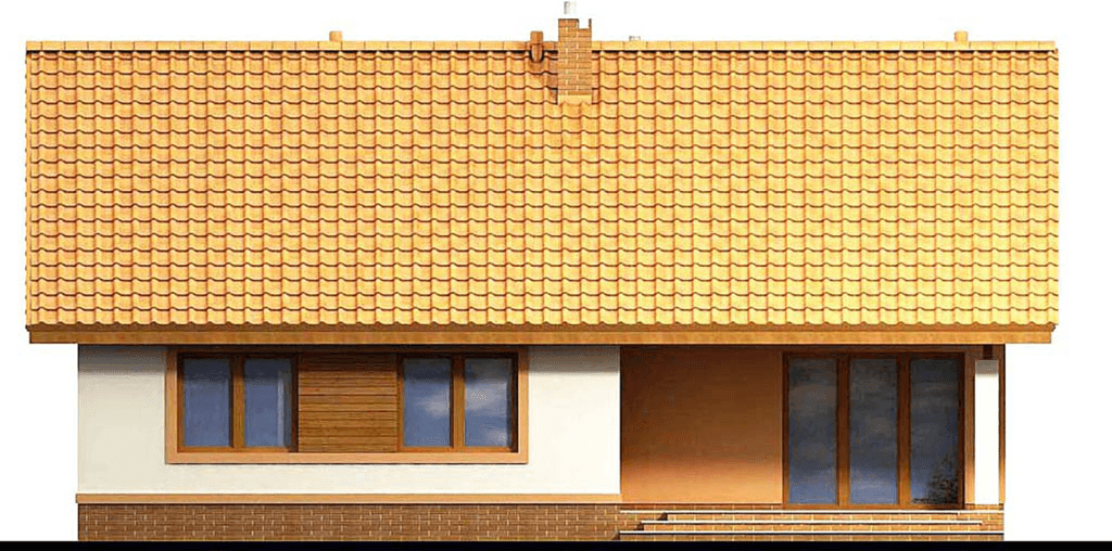 elewacja tylna domu jednorodzinnego Malibu 2