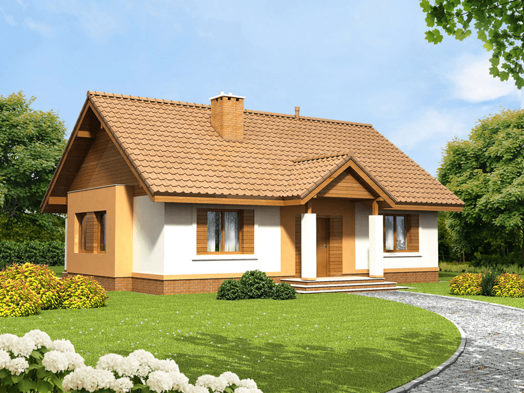 Wizualizacja domu jednorodzinnego Malibu