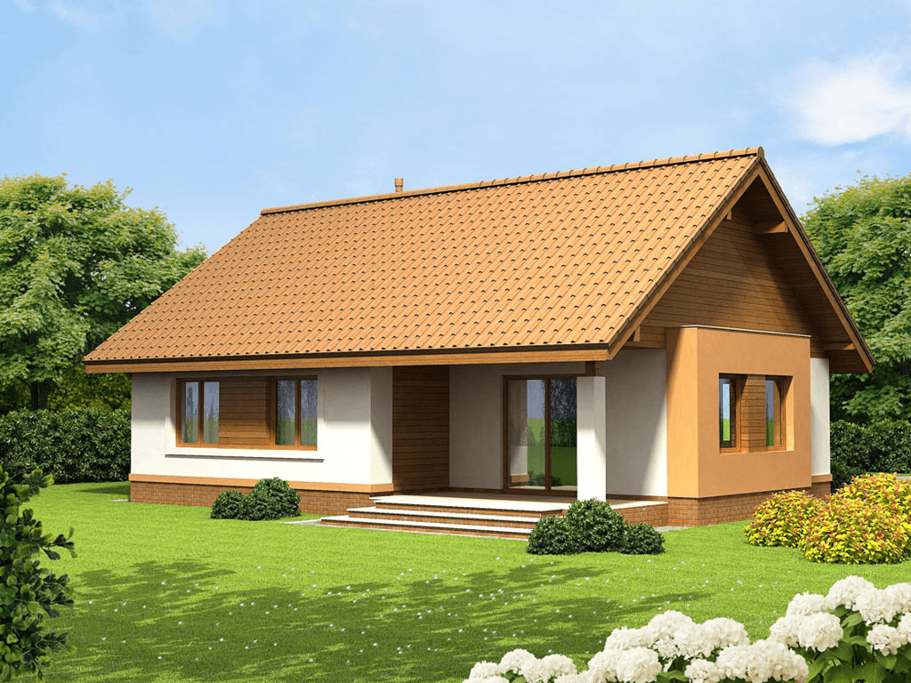 Wizualizacja domu jednorodzinnego Malibu