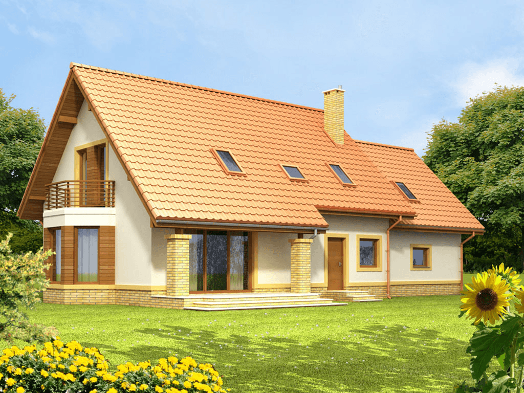 Wizualizacja domu jednorodzinnego Mango G2