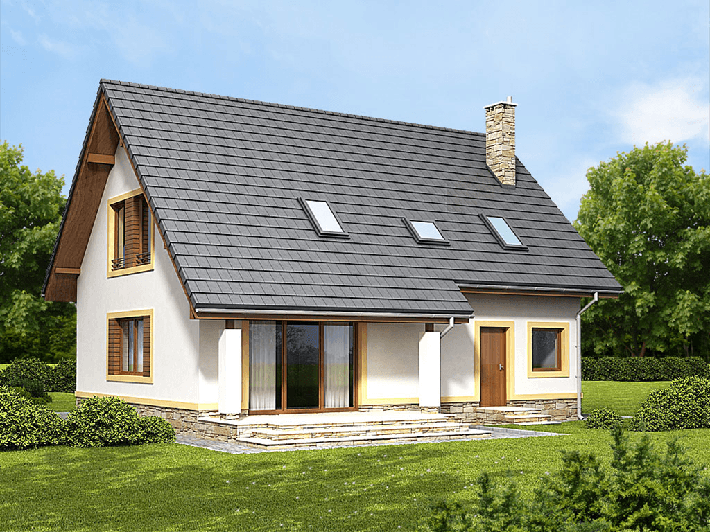 Wizualizacja domu jednorodzinnego Marcello