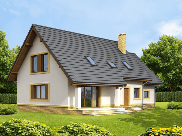 Wizualizacja domu jednorodzinnego Marcello 2