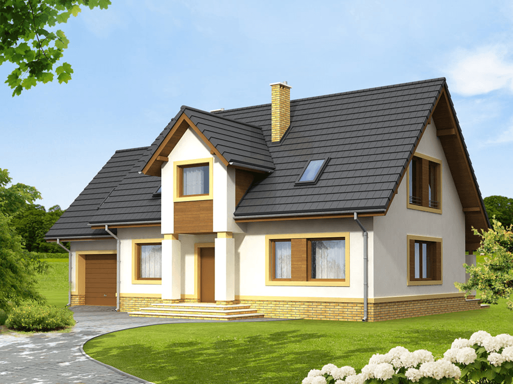 Wizualizacja domu jednorodzinnego Marcello 2