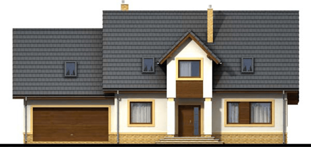elewacja frontowa domu jednorodzinnego Marcello 2 G2