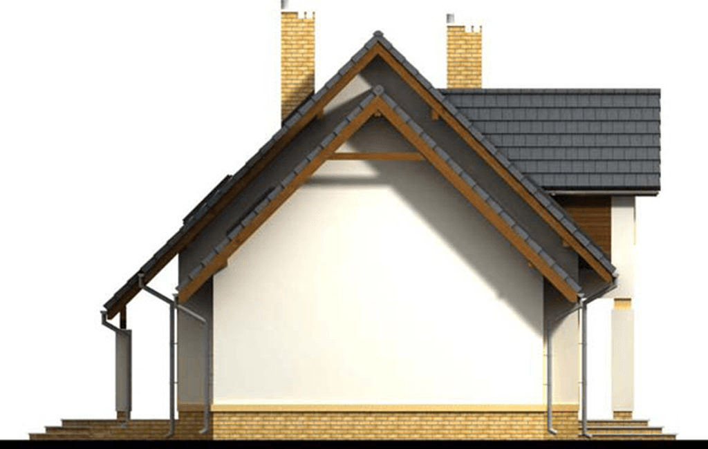 elewacja lewa domu jednorodzinnego Marcello 2 G2