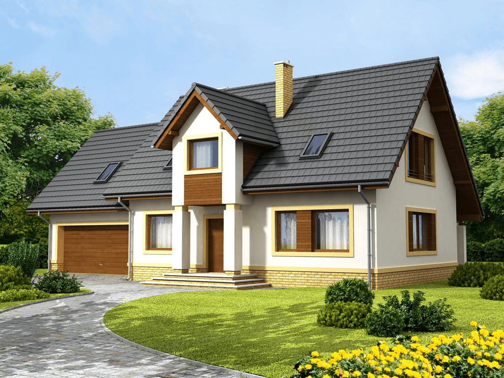 Wizualizacja domu jednorodzinnego Marcello 2 G2