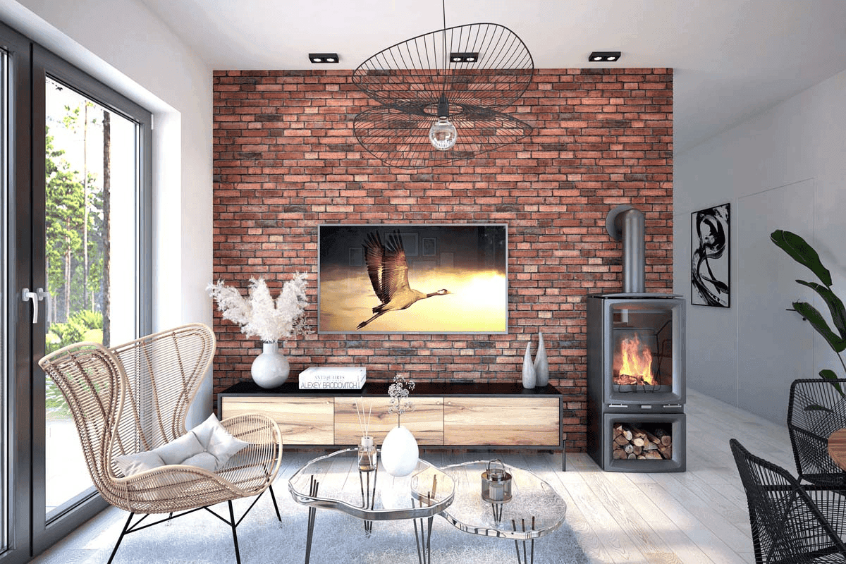 wizualizacja domu jednorodzinnego Mirabelka