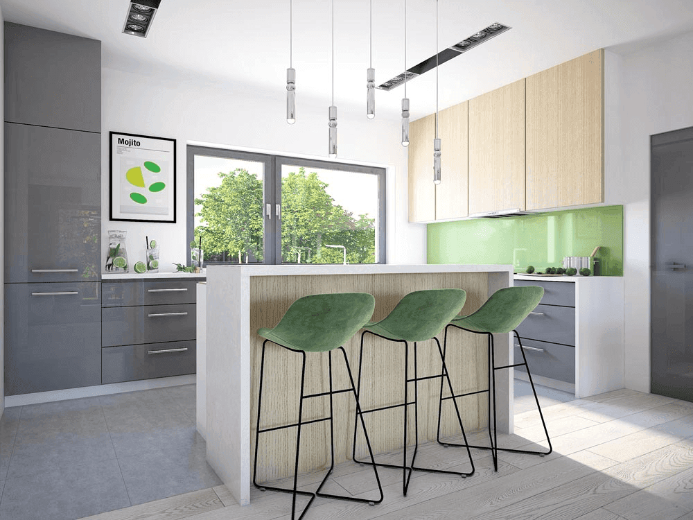 Wizualizacja domu jednorodzinnego Mochito 2