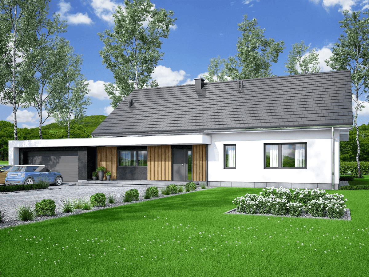 Wizualizacja domu jednorodzinnego Mochito 2