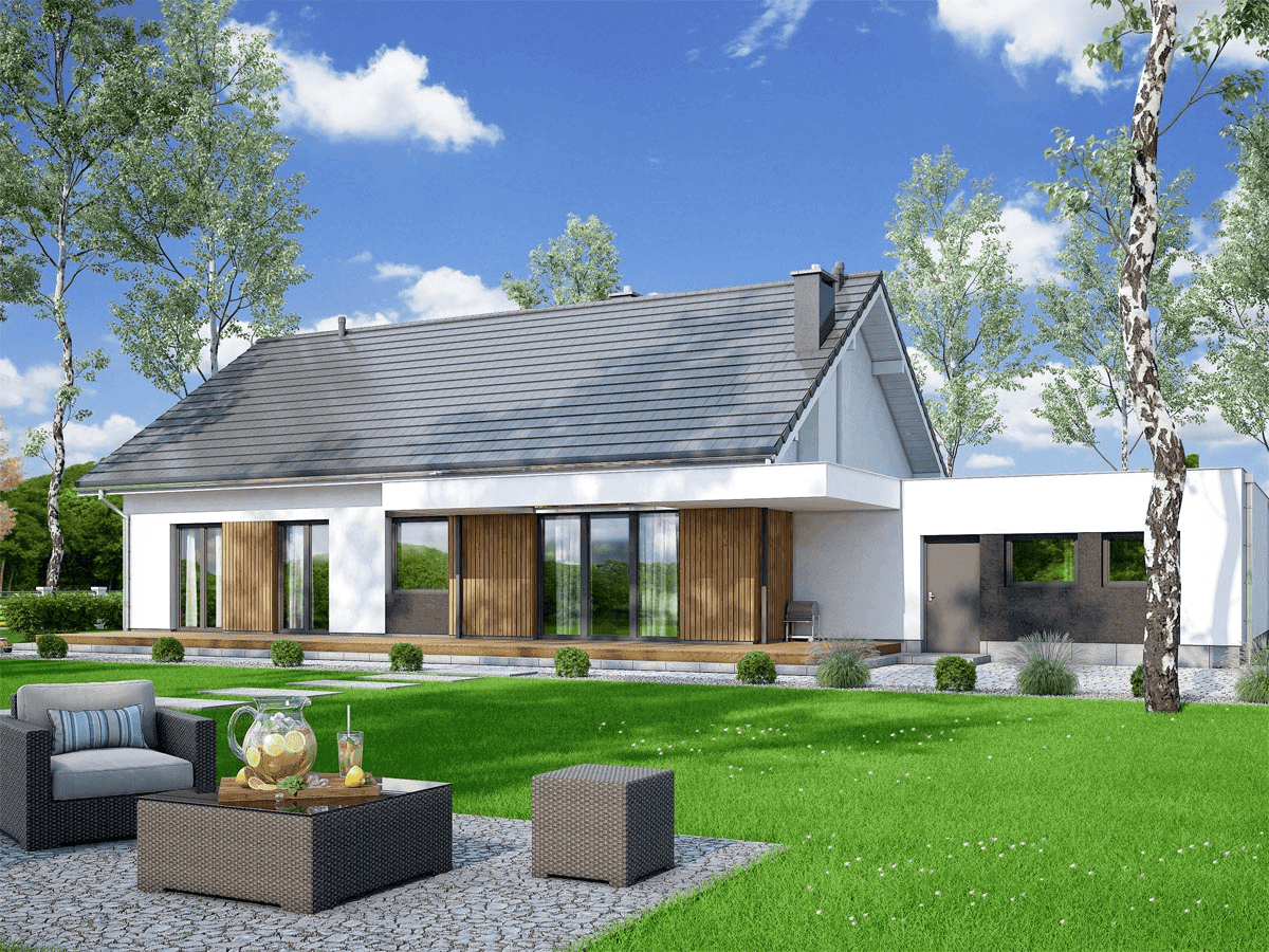 Wizualizacja domu jednorodzinnego Mochito 2