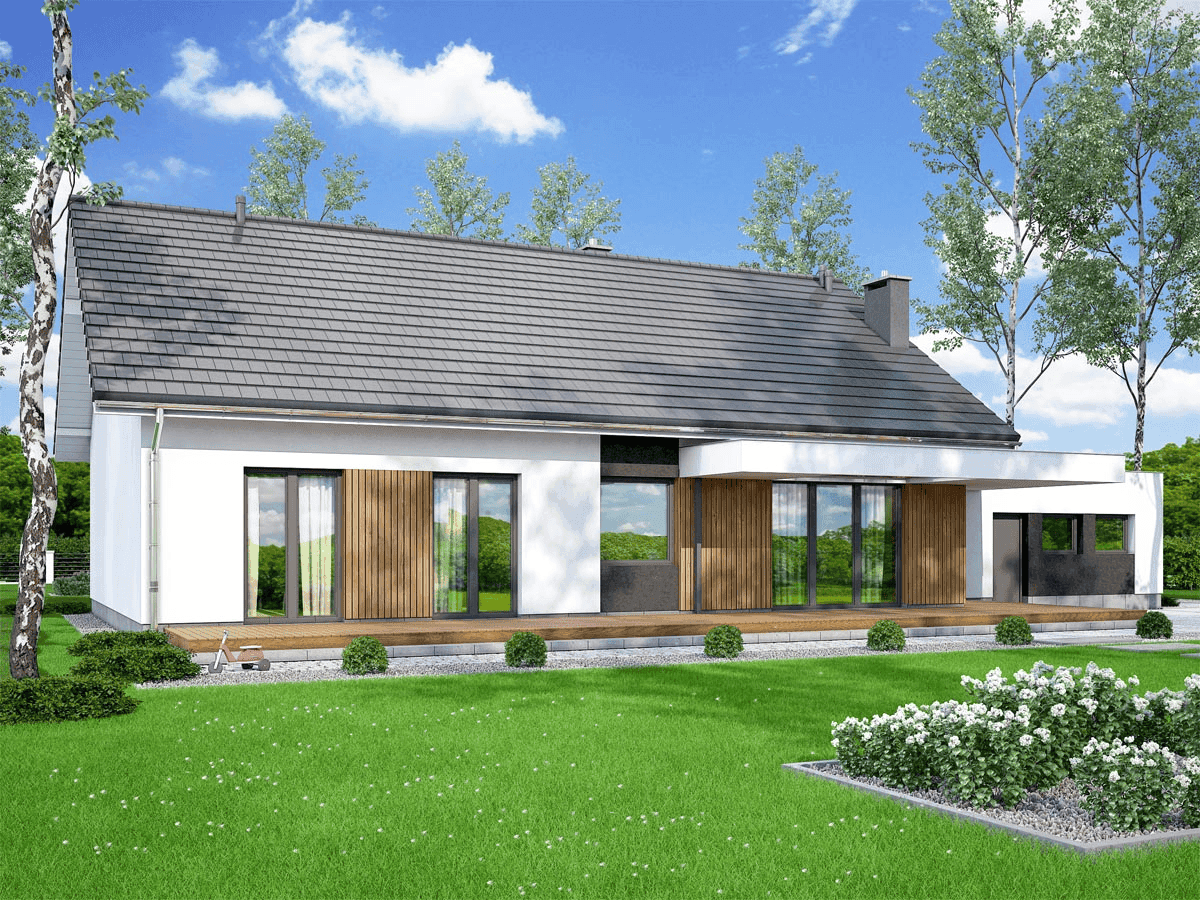 Wizualizacja domu jednorodzinnego Mochito 2