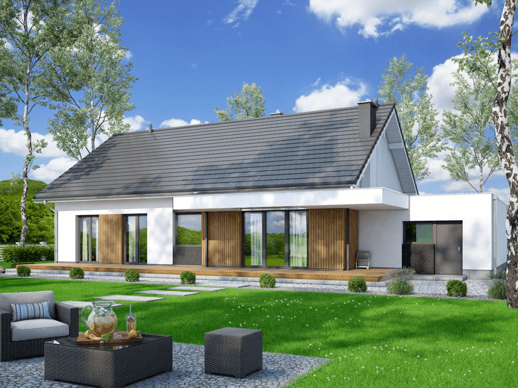 wizualizacja domu jednorodzinnego Mochito