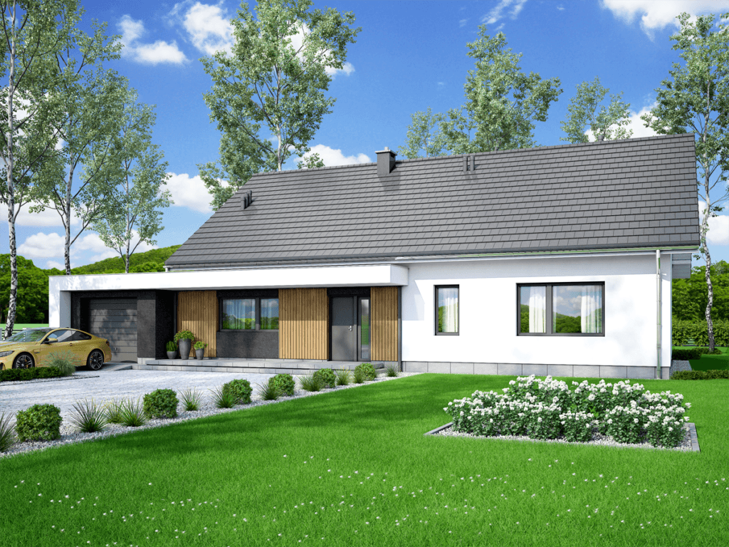 wizualizacja domu jednorodzinnego Mochito