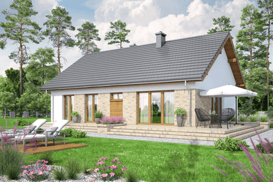 Wizualizacja domu jednorodzinnego Modello