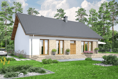 Wizualizacja domu jednorodzinnego Modello