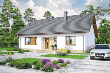 Wizualizacja domu jednorodzinnego Modello