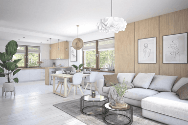 Wizualizacja domu jednorodzinnego Mokka 4s