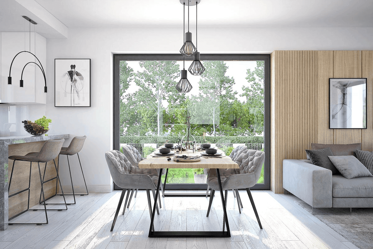 wizualizacja domu jednorodzinnego Mokka 16