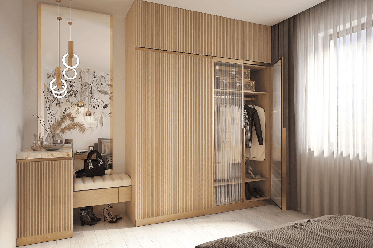 Wizualizacja domu jednorodzinnego Mokka