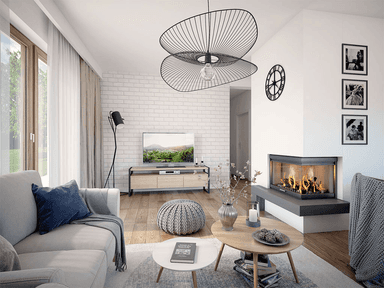 wizualizacja domu jednorodzinnego Mokka 3