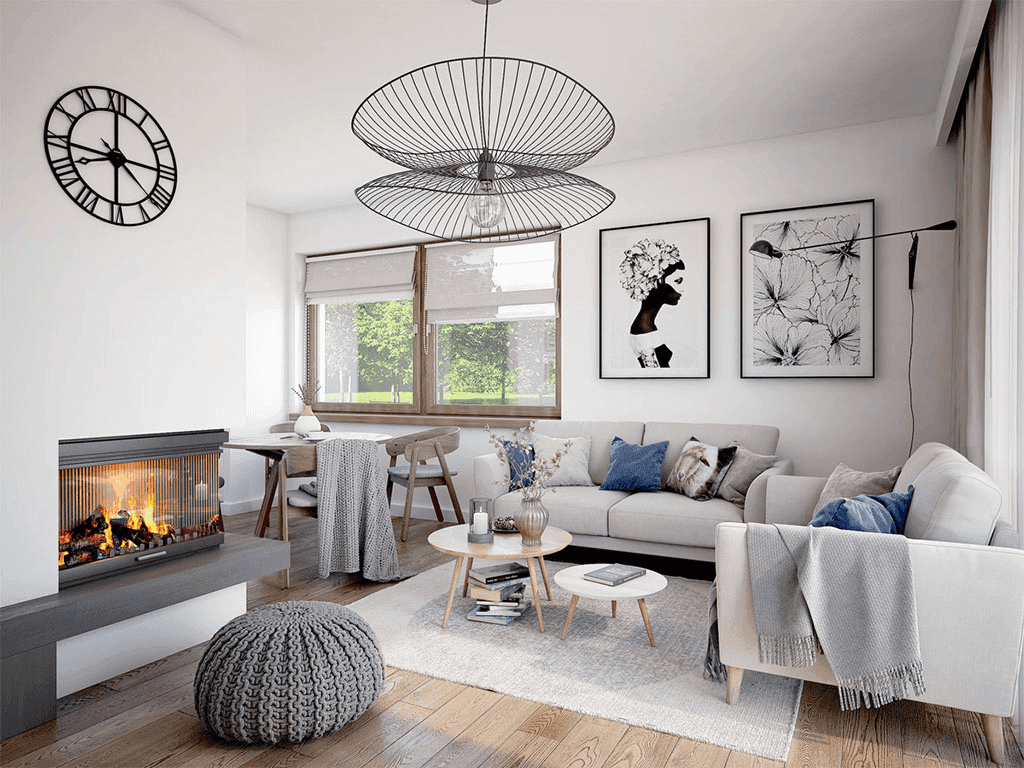 wizualizacja domu jednorodzinnego Mokka 3