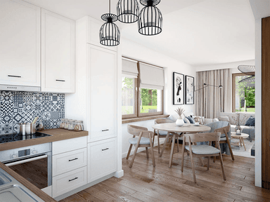 wizualizacja domu jednorodzinnego Mokka 3