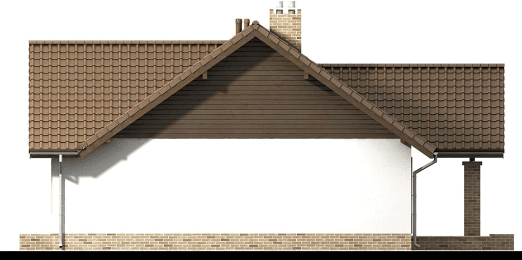 elewacja plewa domu jednorodzinnego Mokka 4