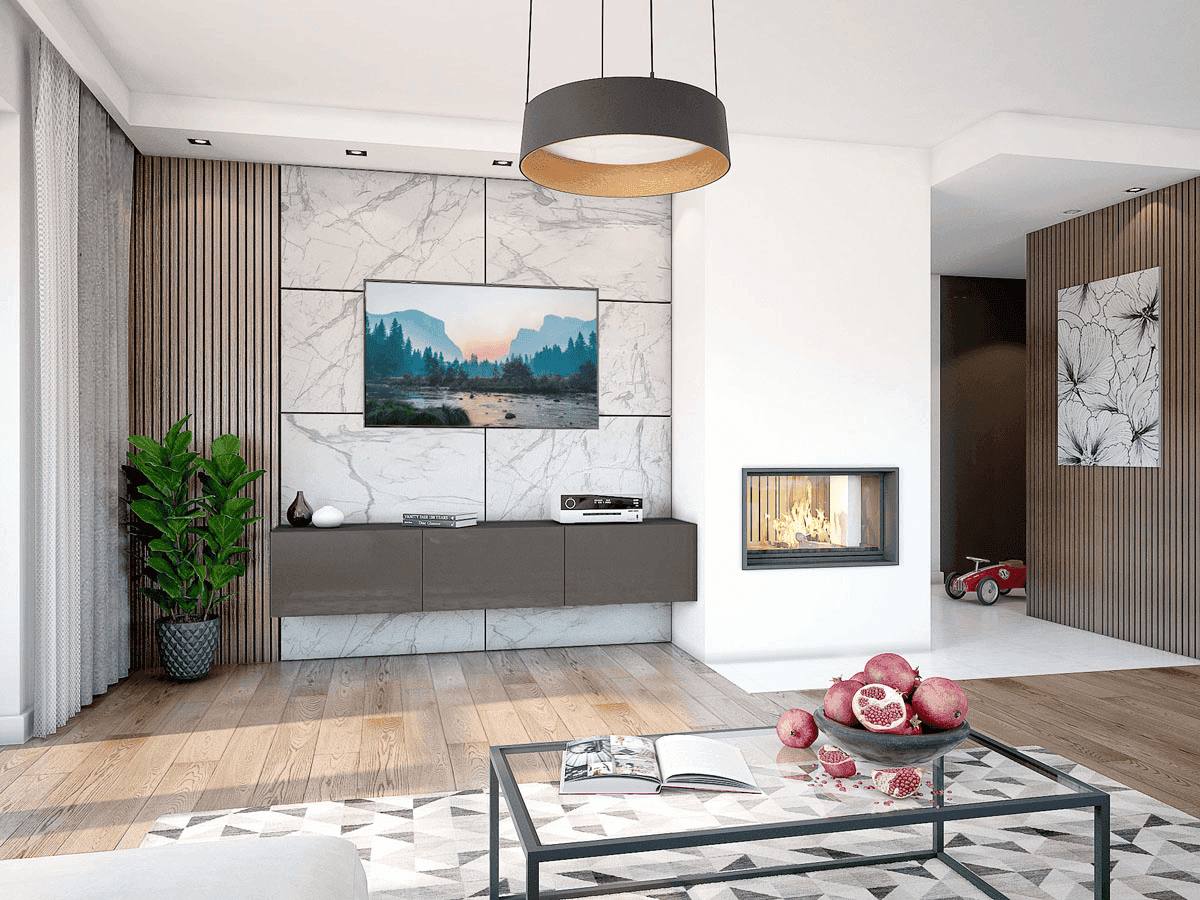 wizualizacja domu jednorodzinnego Mokka 4